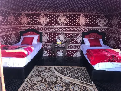 Wadi Rum Quiet Village Camp Hotels near Um Frouth Rock Arch