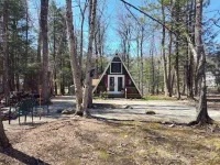 Wintery Cabin-Berkshires! Dog-Friendly. Hike/Ski Appalachian Tr. Walk to Lake!