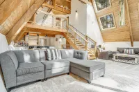 Spacious Deck and Access to Recreation Association - Charming A-Frame Retreat