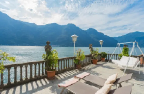 Terrace on Orrido di Nesso Waterfall by Rent All Como