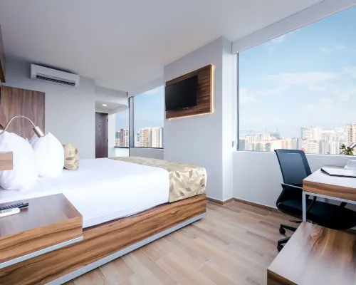 Sleep Inn Ciudad de Mexico Cuajimalpa サンタフェ周辺のホテル