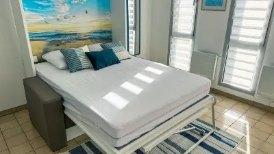 Sea view studio near Trestel beach Hotels near Camping Le Mat