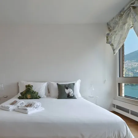 Luxury Lake View Motta Apartment in Lugano