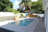Spacious Beach Stay 3-bedroom House with Pool steps from the beach in Loiza