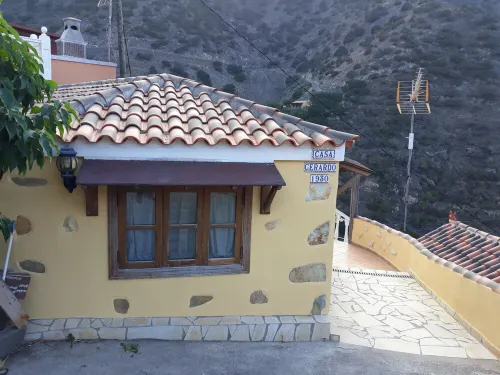 small house but a great atmosphere outside