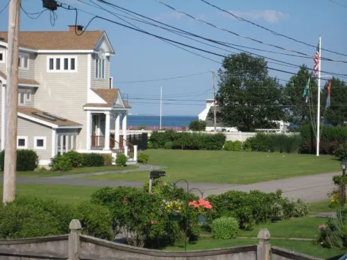 Jenness Beach with Ocean views.  Available for Summer & Winter Rentals Hotels in Rye