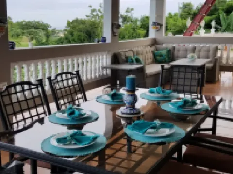 Mountaintop Villa with Spectacular Sunset View of Caribbean