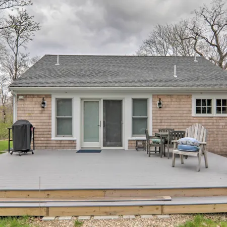 Walk to Beach! Cape Cod Cottage w/ Fire Pit