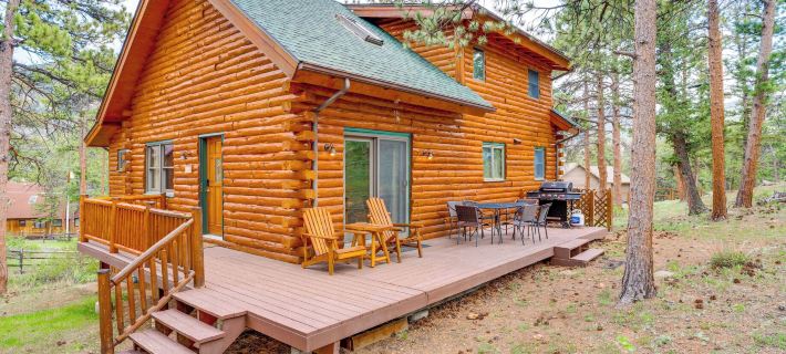 Picturesque Log Cabin in Estes Park 9 Mi to Rmnp Hotels in Estes Park