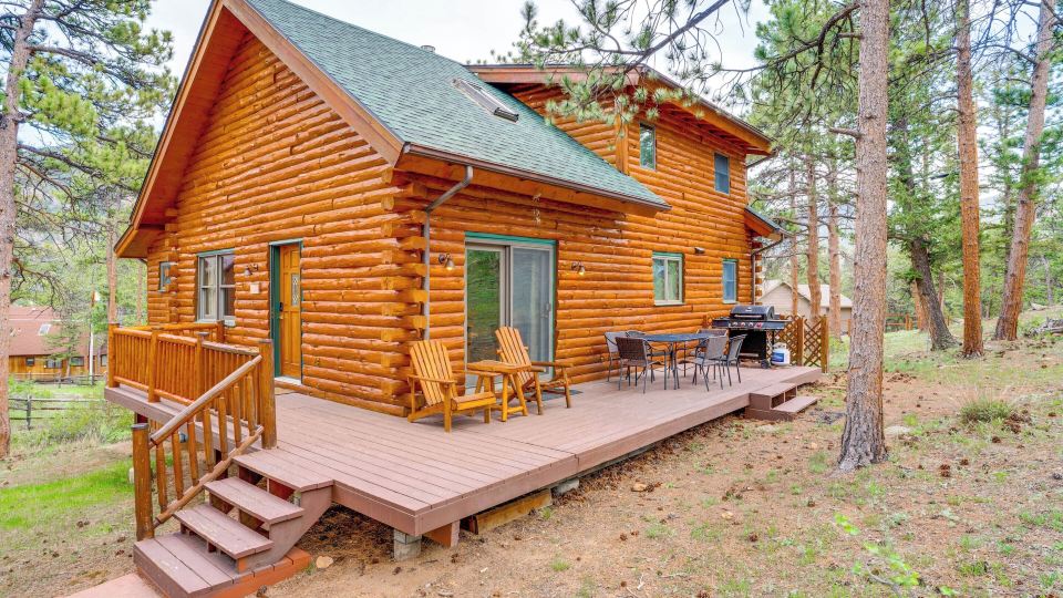 Picturesque Log Cabin in Estes Park 9 Mi to Rmnp