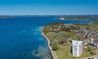 Sea View Apartment in Glücksburg with Balcony Near Sea Beach