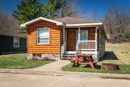 The Bear Cabin at the Riviera Resort in Neillsville, Wisconsin!