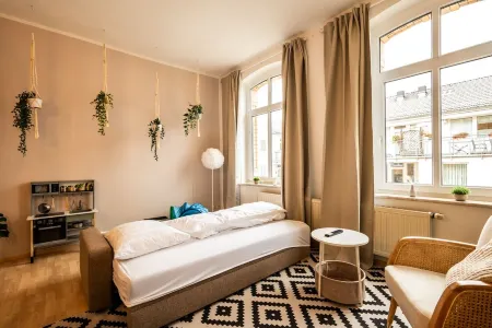 Maremar Apartments Familienidyll Boxspringbett Küche Waschen Parkplatz