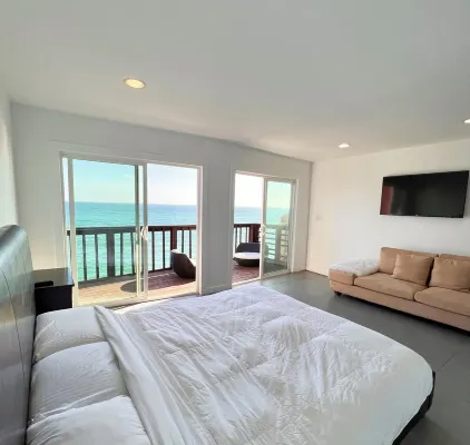 3-bedroom villa, 3 bath, 2 floors, spacious wardrobe, private parking, balconies