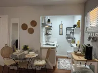 Beautifully Studio apartment, offering a warm ambiance with modern amenities.