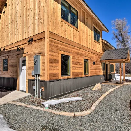 Riverfront Home w/ BBQ: 2 Mi to Downtown Gunnison!