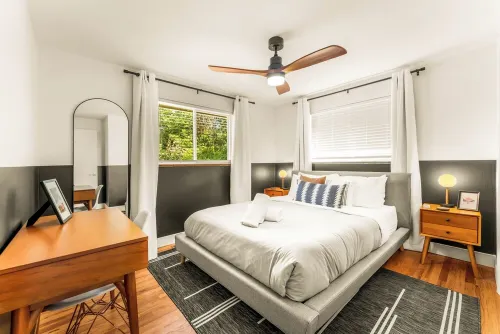 Modern Retreat w/ Hot Tub, Peloton, Gym, and BBQ