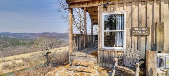 Peaceful Mountain Air Getaway w/ Fire Pit! Hotels in Stone County