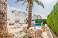 Casa familiar espacioso, Airco, piscina privada 5x10 m, playa 300m, WiFi gratis - piscina