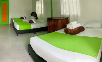Room in Guest Room - Room with 1 Double Bed and 2 Single Beds. Number 8