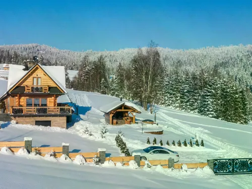 Villa in Nowy Targ with Mountain Views & Pool