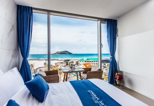 협재 해변 야경