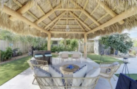 Less than a Mile to the beach! Walk to shops and beach! Villa pool house dream!
