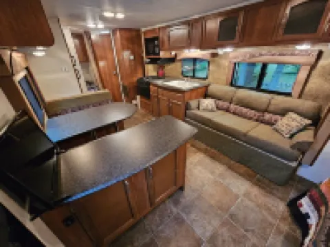 Cozy camping retreat on the banks of the beautiful AuSable River Hotels in Grayling Township