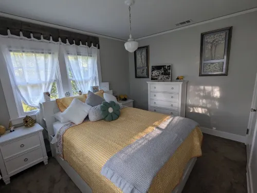 French country home on 10 acres, near Int. airport