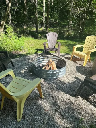 Union Pier Cottage Tucked in Woods, Close to All.