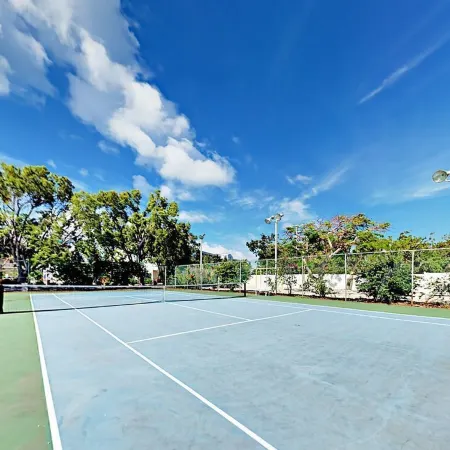 Its an enjoyable two bed/bath unit with pleasant view of the marina and 0cean.
