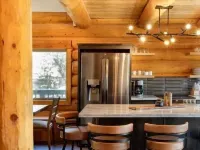New Build Modern Log Cabin in the Heart of Pine on 2 acres of secluded Forest Hotels in Pine
