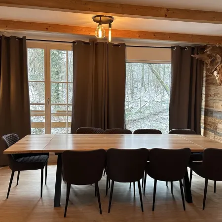 Modern vacation home / chalet with forest view in Dresden