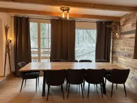 Modern vacation home / chalet with forest view in Dresden - balcony