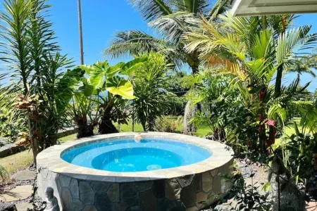NEW! 3/BR Coffee Estate with Hot Tub and Ocean View in Kona town