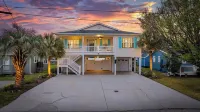 Luxury 4Br Beach Escape, Heated Private Pool, Spa, Outdoor Bar & Game Room!