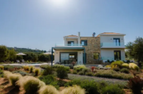 Oceanfront Villa Elaia Private Pool Panoramic Views