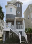 Beach Front 3BR/3.5BA Pet Friendly! Private Boardwalk right out your door!!