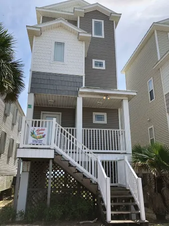 Beach Front 3BR/3.5BA Pet Friendly! Private Boardwalk right out your door!!