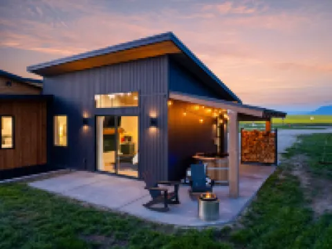 Soaking Tub and Cozy Fireplace - Inviting Rustic Retreat