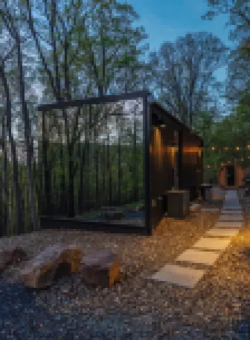 Mirror Villas - Modern Retreat with Private Hot Tubs and Mountain View