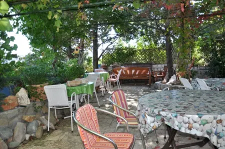 House overlooking paradise beach Отели в г. Rab