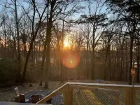 This is Deep Chill! Relax in the hot tub or walk 3 minutes to the lake.