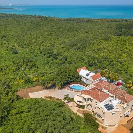 One of Puerto Rico’s Most Stunning 5 bedroom Oceanview Villas with  Pool & Slide