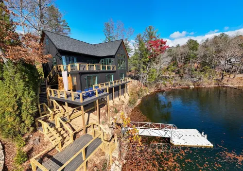 New Custom Mountain Lake House with the Best Views