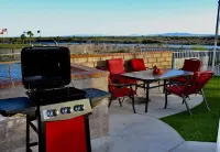 Riverfront Ruby Red Home & Spa & Private Dock & Inlet Fun!