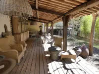 House with garden in the heart of Cogolin. Hotels near Le Lezard