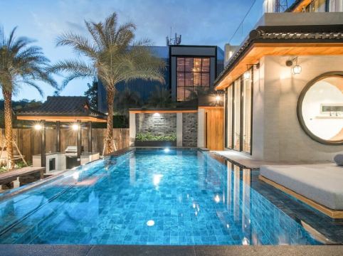 Private 3-Bedroom Villa w/ Jacuzzi, Pool & BBQ Stn