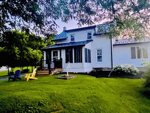 New Dock with Large Platform.  Bring the Boat!  Lakefront Farmhouse.