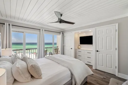 January Snowbird Special Gated Gulf Front-Newly Renovated-Next to 30A.